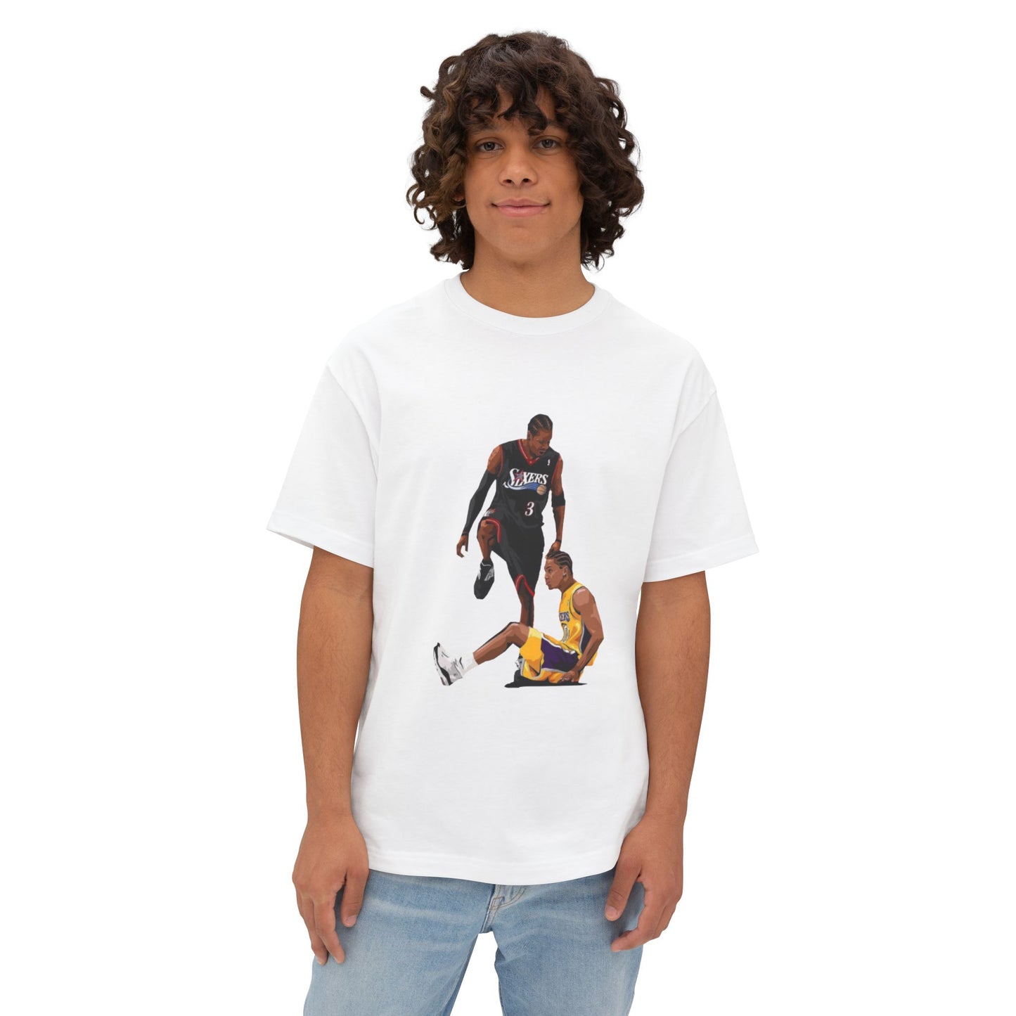 Allen Iverson Oversized Boxy T-Shirt