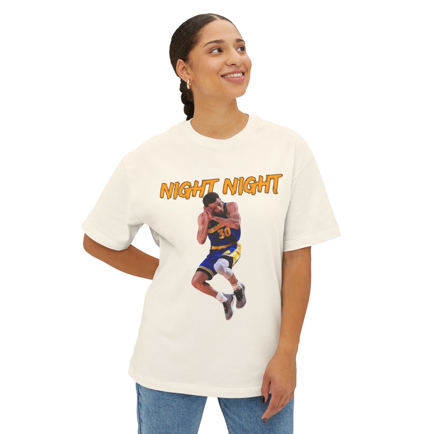 Stephen Curry "Night Night" Oversized Basketball Tee