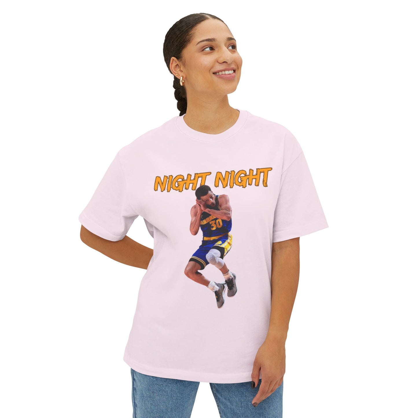 Stephen Curry "Night Night" Oversized Basketball Tee