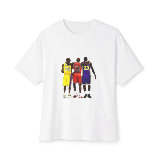 Kobe, Jordan & Lebron Oversized Boxy T-Shirt